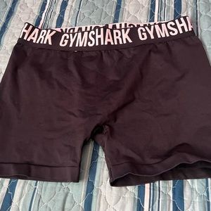 M Gymshark Women's S Fit Seamless Cycling Shorts Black White Flex GLSH006-BK/WH
